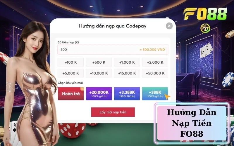 Hướng Dẫn Nạp Tiền FO88